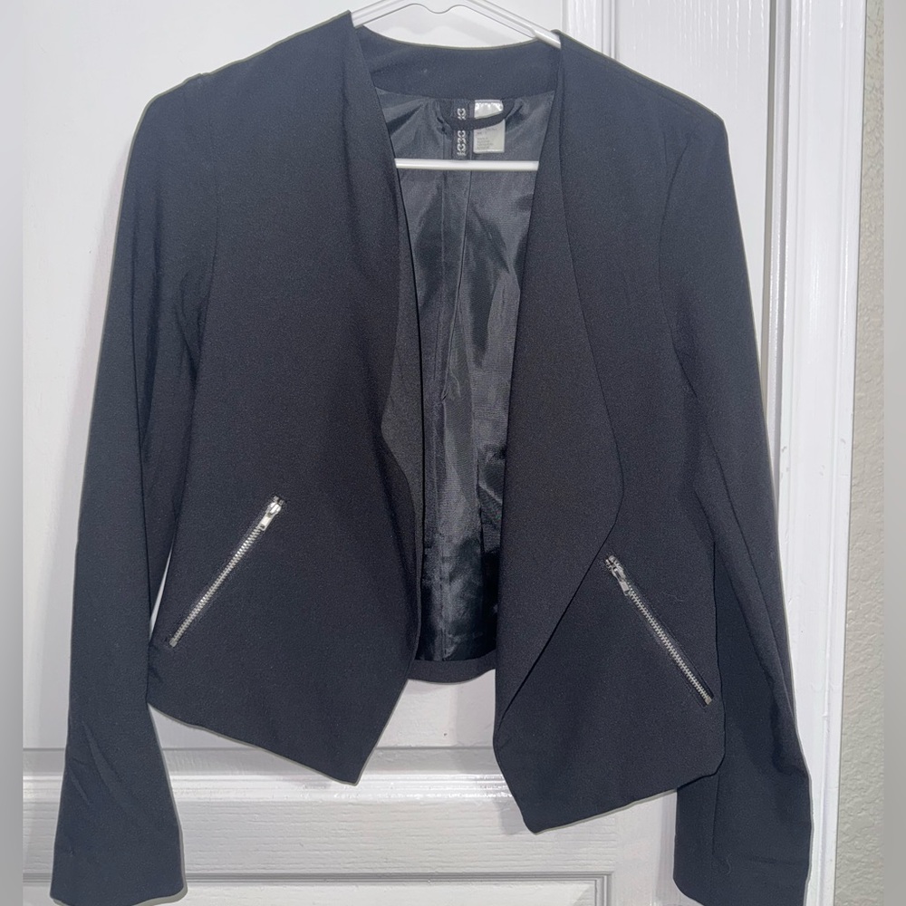 Cropped blazer NWOT